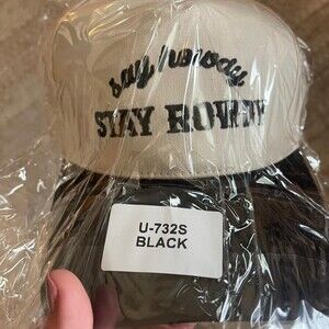 Black And White Baseball Cap F 020